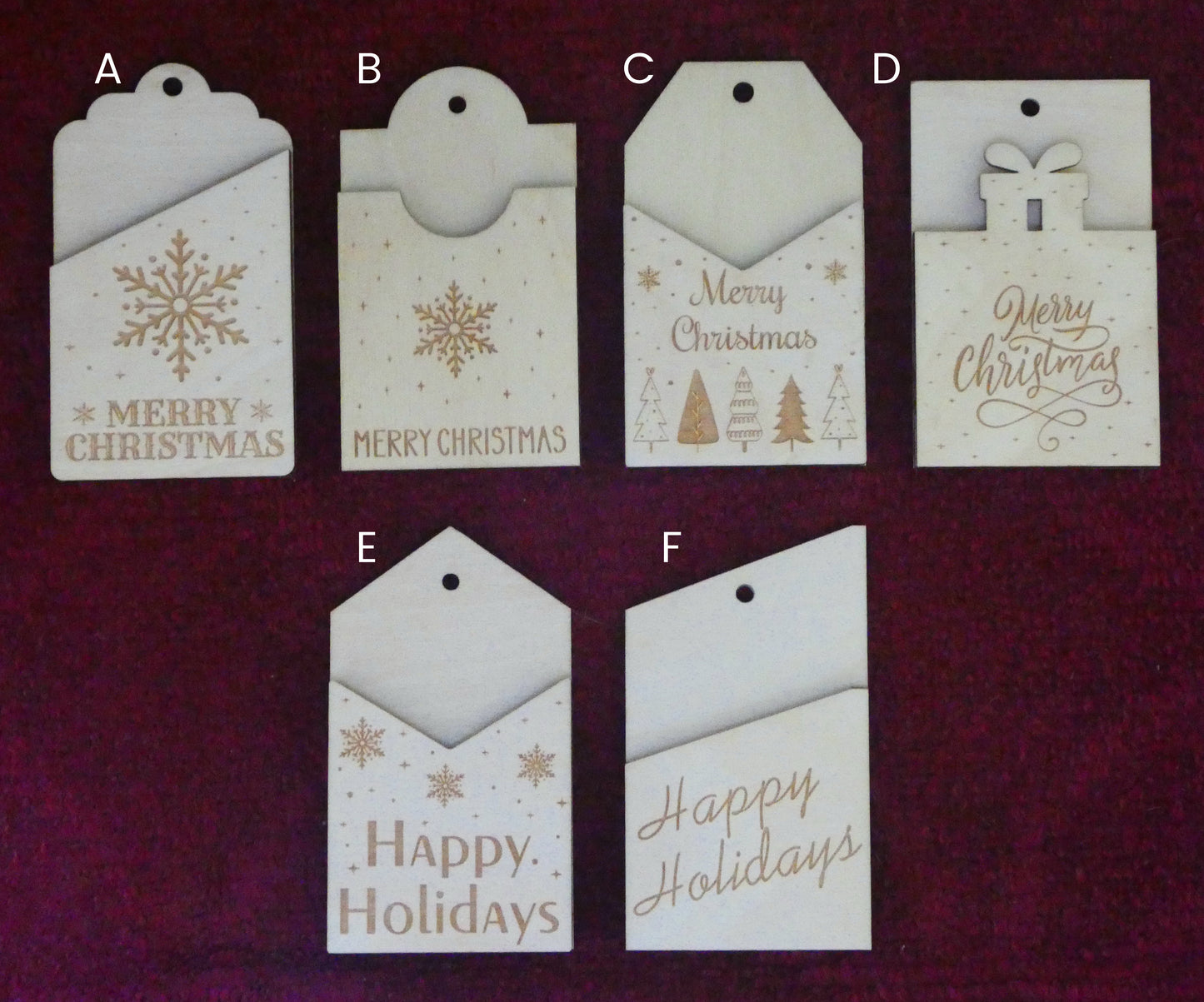 Holiday Gift Card Holders